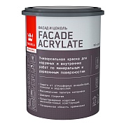 Краска фасадная Tikkurila Facade Acrylate база A белая 0,9 л