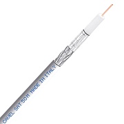Кабель коаксиальный телевизионный SAT 50M 1х1 мм экранированный Cavel Кабель коаксиальный телевизионный SAT 50M 1х1 мм экранированный Cavel