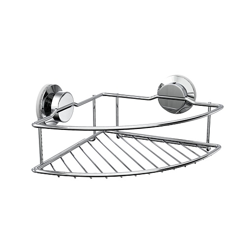 Полка для ванной Fora Atlant угловая 100х200х200 мм металл хром (A035/9783)