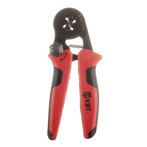 Пресс-клещи КВТ ПКВк-16у для обжима втулочных наконечников 0,25-16 кв.мм (74594)