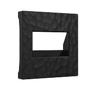 Накладка для компьютерной розетки Werkel Hammer черная 2хRJ45 (a052048)