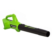 Воздуходувка аккумуляторная ручная Greenworks 24V G24AB (2404807) 24В Li-Ion без АКБ и ЗУ Воздуходувка аккумуляторная ручная Greenworks 24V G24AB (2404807) 24В Li-Ion без АКБ и ЗУ
