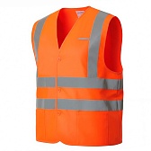 Жилет сигнальный светоотражающий КМ 52-56 универсальный оранжевый