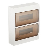 Щит распределительный навесной Dekraft ЩРН-П-24 пластиковый IP41 320х270х100 мм 24 модуля