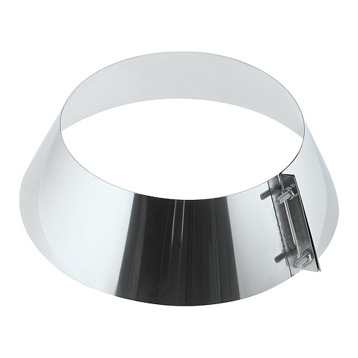 Юбка для дымохода Вулкан d115х215 мм для дымоходов Вулкан V50R AISI 304 Юбка для дымохода Вулкан d115х215 мм для дымоходов Вулкан V50R AISI 304