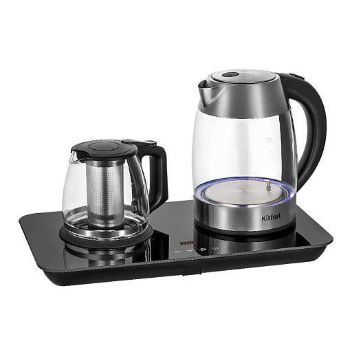 Чайный набор электрический Kitfort КТ-6608 1,7 л черный