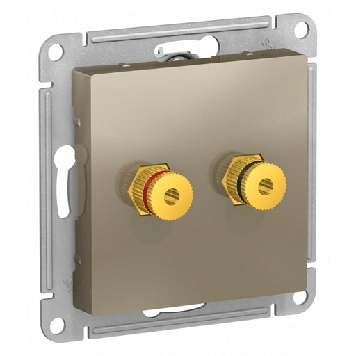 Розетка аудио Systeme Electric AtlasDesign встраиваемая шампань (ATN000587) Розетка аудио Systeme Electric AtlasDesign встраиваемая шампань (ATN000587)