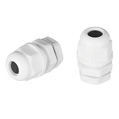 Сальник Rexant MG 12 для кабеля диаметром 4,6-7,6 мм пластиковый IP68 белый (2 шт.) Сальник Rexant MG 12 для кабеля диаметром 4,6-7,6 мм пластиковый IP68 белый (2 шт.)
