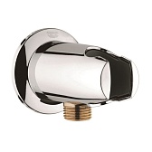 Держатель для лейки Grohe Movario 28406000 с подключением шланга латунь хром Держатель для лейки Grohe Movario 28406000 с подключением шланга латунь хром