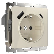 Розетка Werkel встраиваемая слоновая кость с USB-A/ Type-C (a056273) Розетка Werkel встраиваемая слоновая кость с USB-A/ Type-C (a056273)