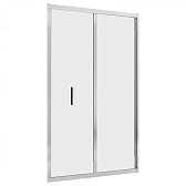 Душевая дверь Abber стекло прозрачное 90х195 см профиль хром 6 мм складная (AG07090)