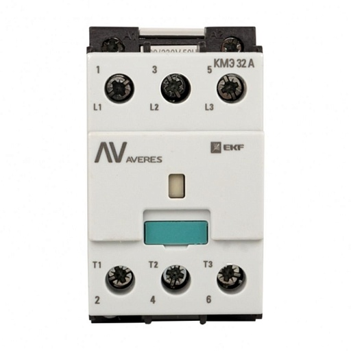 Контактор Averes КМЭ (ctr-s-32-00-400-av) 400 В 32 А тип АС 3P малогабаритный Контактор Averes КМЭ (ctr-s-32-00-400-av) 400 В 32 А тип АС 3P малогабаритный