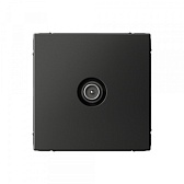 Розетка телевизионная Systeme Electric ArtGallery встраиваемая базальт 1DB (SE GAL001491)