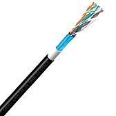Интернет-кабель уличный (витая пара) FTP CAT5e LAN 541 2G 4х2х0,51 мм экранированный Cavel (200 м)