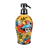 Дозатор для мыла Moroshka Los Muertos настольный керамика желтый (G87-96) Дозатор для мыла Moroshka Los Muertos настольный керамика желтый (G87-96)