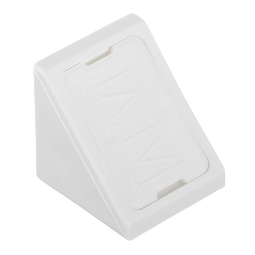 Уголок мебельный пластиковый 21х21х21 мм белый с шурупом (6 шт.) Уголок мебельный пластиковый 21х21х21 мм белый с шурупом (6 шт.)