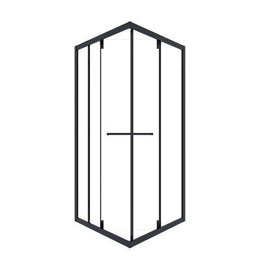 Душевой уголок Ulitka Joy черный 90х90х195 см квадрат стекло прозрачное 6 мм (74104594)