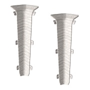 Угол внутренний Деконика 100 мм клен патина Г-профиль (2 шт.)