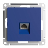Розетка компьютерная Systeme Electric AtlasDesign встраиваемая аквамарин RJ45 (ATN001183)