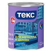 Эмаль ПФ-115 алкидная Текс Оптимум зеленая глянцевая 0,9 кг