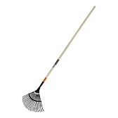 Грабли веерные Plantic Terra металлические для уборки листьев и травы 22 зуба 1400 мм