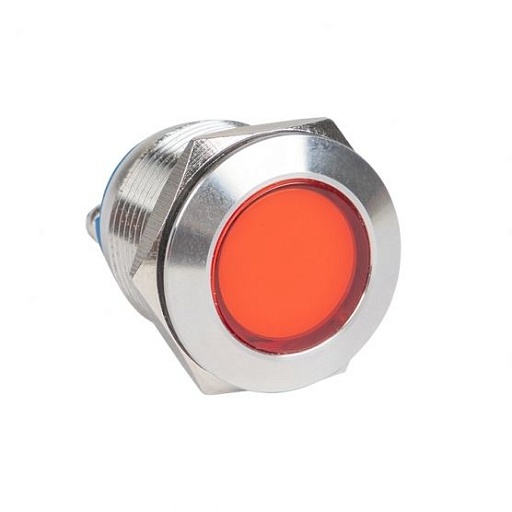 Лампа сигнальная EKF PROxima S-Pro67 24 В IP67 металлическая красная (s-pro67-312)