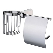 Держатель для туалетной бумаги WasserKraft Berkel с крышкой металл/пластик хром (K-6859)