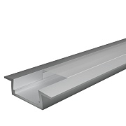 Профиль для светодиодной ленты Wolta 2 м встраиваемый (WAP-I-22/6/2000-A)