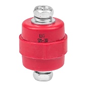 Изолятор EKF PROxima SM-30 IP30 380 А с болтом и шайбой пластиковый красный (10 шт.) (plc-sm-30)