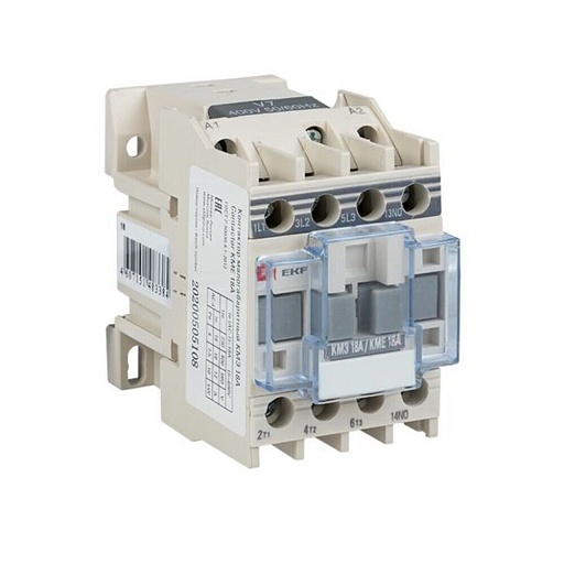 Контактор EKF PROxima КМЭ (ctr-s-18-380) 380 В 18 А тип AC 1NO малогабаритный