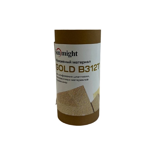 Наждачная бумага Sunmight Gold B312T 115 мм 5 м Р240 Наждачная бумага Sunmight Gold B312T 115 мм 5 м Р240