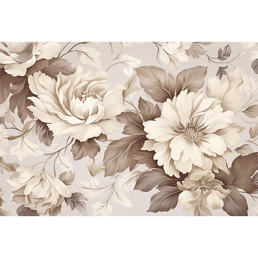 Фотообои Фотообойкин Акварельные цветы Pt-063_4 (4х2,7 м)