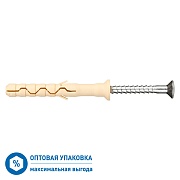 Дюбель-гвоздь Hard-Fix PDG UK 6x60 мм потайная манжета нейлон (1700 шт.) Дюбель-гвоздь Hard-Fix PDG UK 6x60 мм потайная манжета нейлон (1700 шт.)