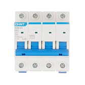 Автоматический выключатель модульный Chint NXB-63 4P 63А тип B 6 кА 400 В (814280) Автоматический выключатель модульный Chint NXB-63 4P 63А тип B 6 кА 400 В (814280)