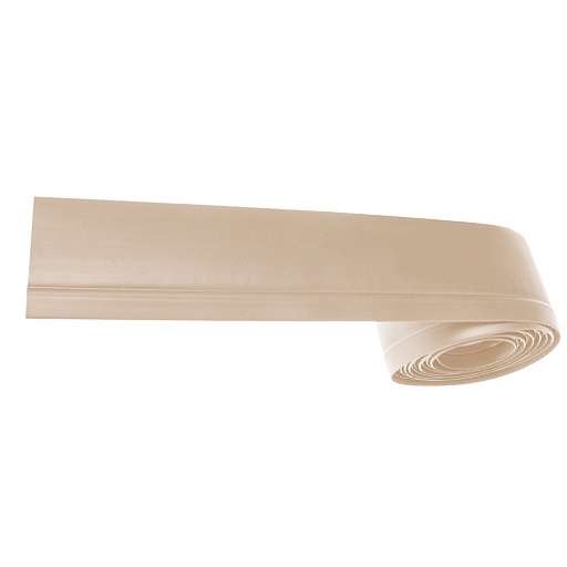 Плинтус ПВХ напольный Grace 44 мм песочный 48000 мм гибкий самоклеящийся