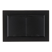 Розетка IEK Brite РСбш12-3-44-Бр встраиваемая черная с крышкой (BR-R26-16-44-K02-F)