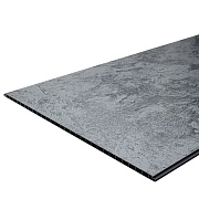 Панель ПВХ 375х2600х8 мм Venta бесшовная офсет камея черное серебро 0,975 кв.м