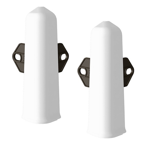 Угол наружный Деконика 100 мм белый Г-профиль (2 шт.)