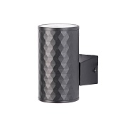 Светильник садово-парковый настенный Arte Lamp Hyadum черный 120 мм GU10 35 Вт IP54 (A3458AL-1BK)