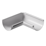 Docke STAL PREMIUM Угол внутренний 90° D125 (Пломбир 9010) Docke STAL PREMIUM Угол внутренний 90° D125 (Пломбир 9010)