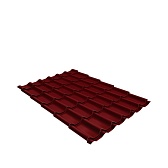 Металлочерепица 1,18х3,6 м 0,5 мм Классик ярко-красная полиэстер Металлочерепица 1,18х3,6 м 0,5 мм Классик ярко-красная полиэстер