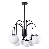 Люстра подвесная Arte Lamp Mebsuta E14 320 Вт 15 кв.м (A1675LM-8BK) Люстра подвесная Arte Lamp Mebsuta E14 320 Вт 15 кв.м (A1675LM-8BK)