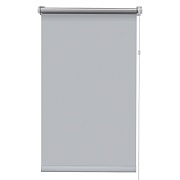 Рулонная штора блэкаут 160х160 см Эскар Blackout серая