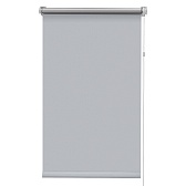 Рулонная штора блэкаут 160х160 см Эскар Blackout серая Рулонная штора блэкаут 160х160 см Эскар Blackout серая