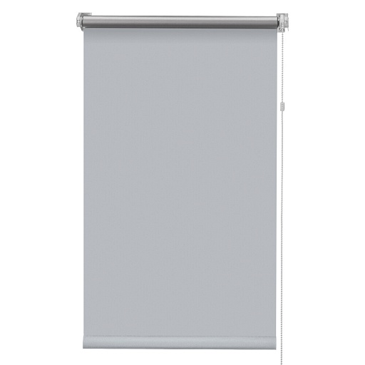 Рулонная штора блэкаут 160х160 см Эскар Blackout серая