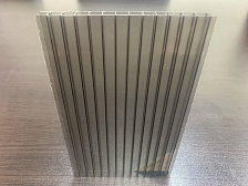 Сотовый поликарбонат GOODPLAST 10 мм серый