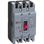 Автоматический выключатель Dekraft ВА-303 3P 125А тип D 6 кА 415 В на DIN-рейку (22751DEK)