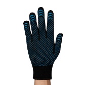 Перчатки шерстяные с ПВХ покрытием утепленные ЛЭВ черные 10 (L)