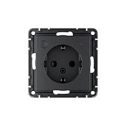 Умная розетка Systeme Electric AtlasDesign Smart (ATN001045Z) скрытая установка карбон с заземлением