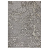 Ковер 0,6х1,1 м прямоугольный Almira листья серо-золотой